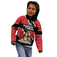 Custom Trinidad and Tobago Kid Hoodie Together We Aspire Together We Achieve - Wonder Print Shop