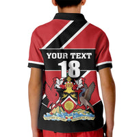 Custom Trinidad and Tobago Kid Polo Shirt Together We Aspire Together We Achieve - Wonder Print Shop
