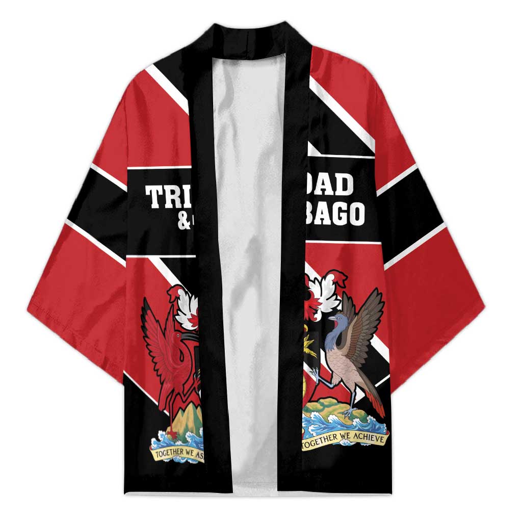 Custom Trinidad and Tobago Kimono Together We Aspire Together We Achieve - Wonder Print Shop