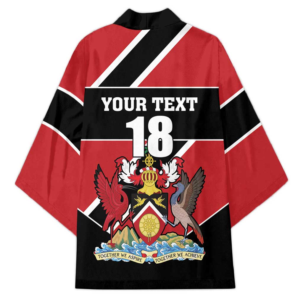 Custom Trinidad and Tobago Kimono Together We Aspire Together We Achieve - Wonder Print Shop