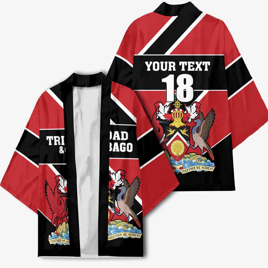 Custom Trinidad and Tobago Kimono Together We Aspire Together We Achieve - Wonder Print Shop