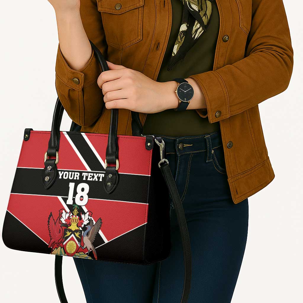 Custom Trinidad and Tobago Leather Bag Together We Aspire Together We Achieve - Wonder Print Shop