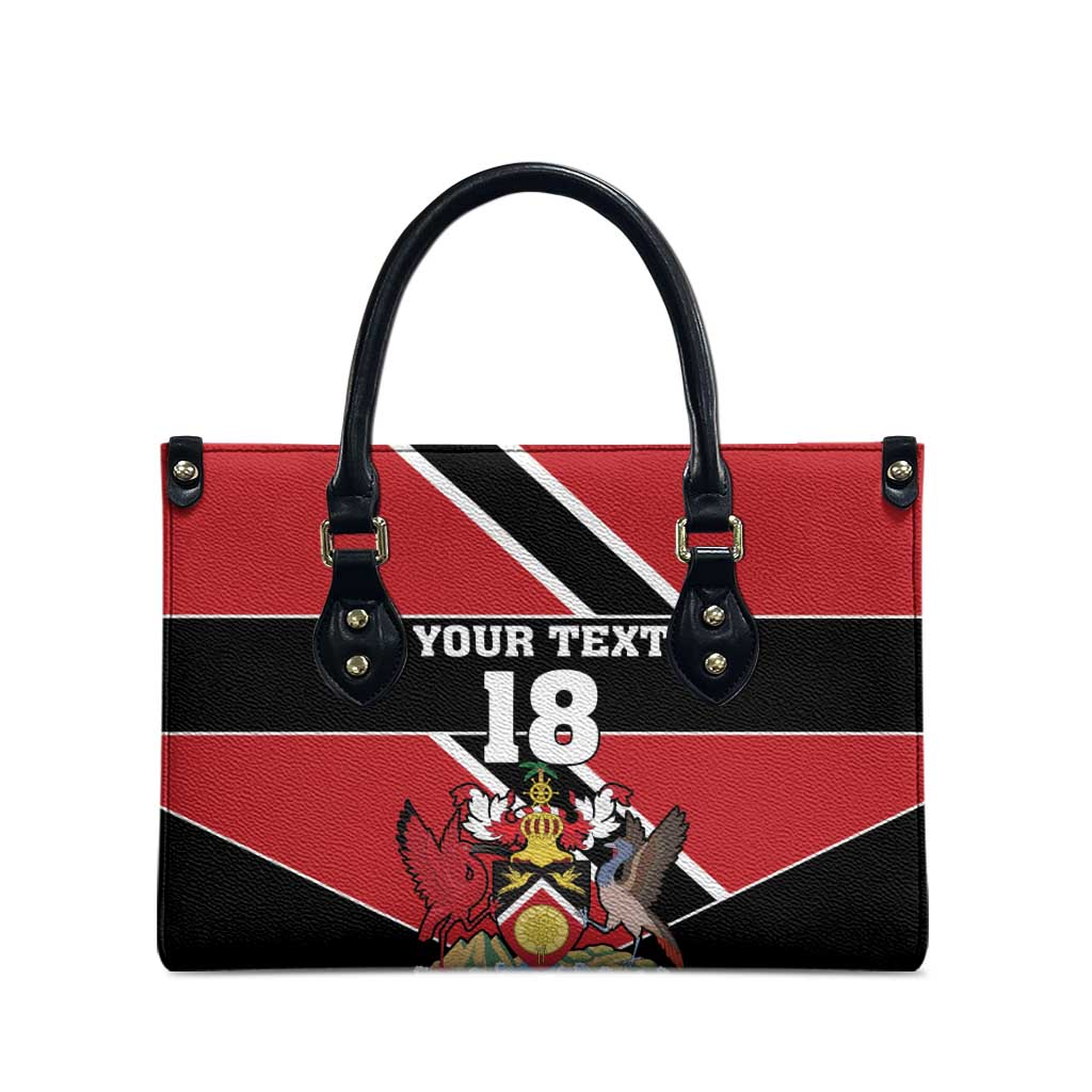 Custom Trinidad and Tobago Leather Bag Together We Aspire Together We Achieve - Wonder Print Shop