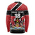 Custom Trinidad and Tobago Long Sleeve Shirt Together We Aspire Together We Achieve - Wonder Print Shop