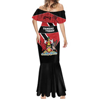 Custom Trinidad and Tobago Mermaid Dress Together We Aspire Together We Achieve - Wonder Print Shop