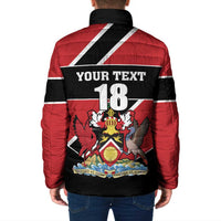 Custom Trinidad and Tobago Padded Jacket Together We Aspire Together We Achieve - Wonder Print Shop