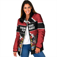 Custom Trinidad and Tobago Padded Jacket Together We Aspire Together We Achieve - Wonder Print Shop