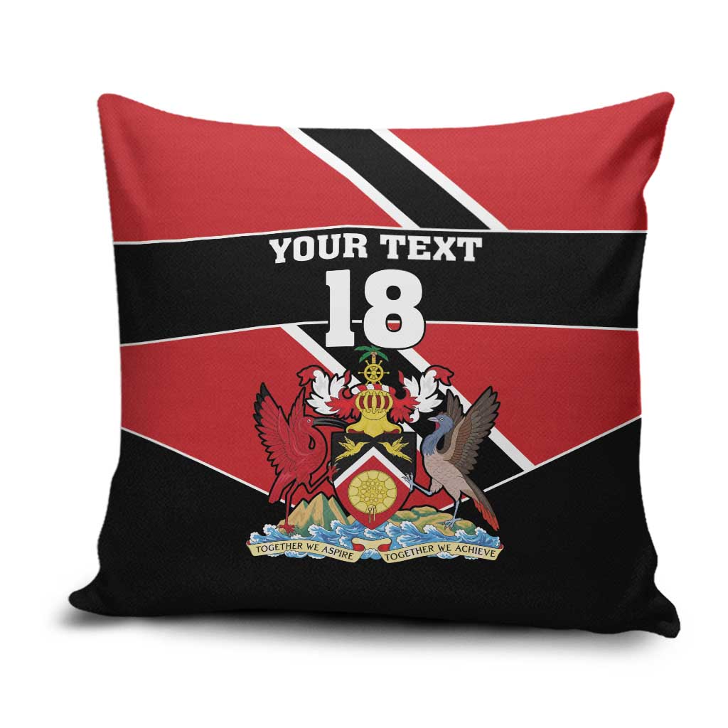 Custom Trinidad and Tobago Pillow Cover Together We Aspire Together We Achieve - Wonder Print Shop