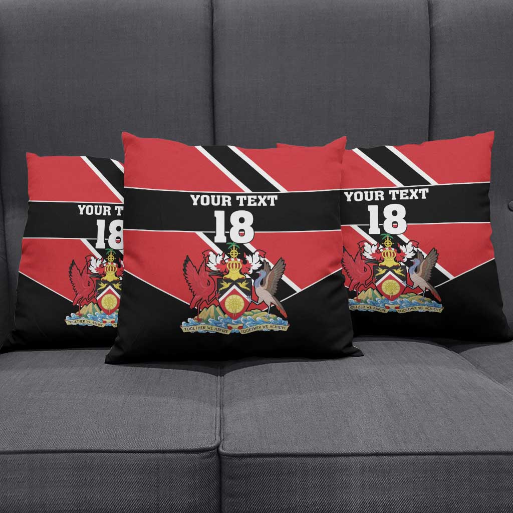 Custom Trinidad and Tobago Pillow Cover Together We Aspire Together We Achieve - Wonder Print Shop