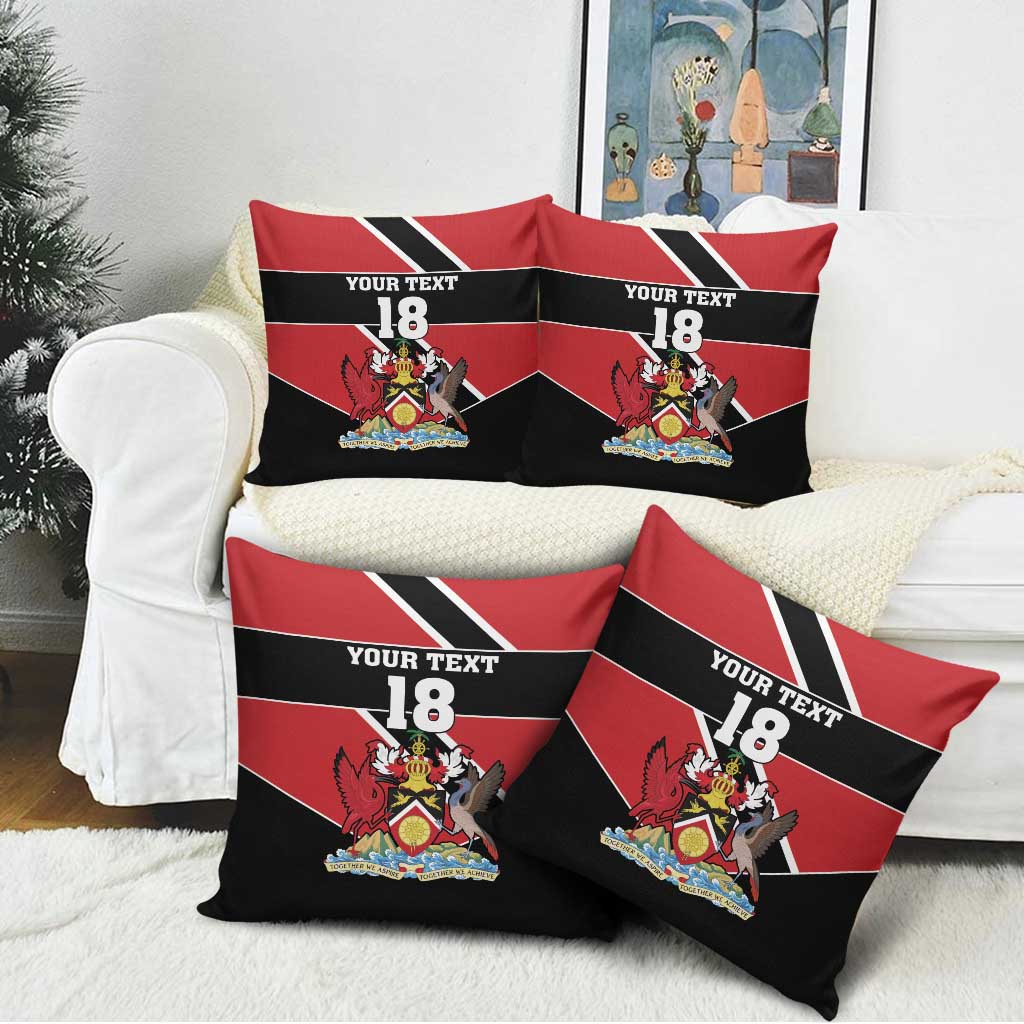 Custom Trinidad and Tobago Pillow Cover Together We Aspire Together We Achieve - Wonder Print Shop