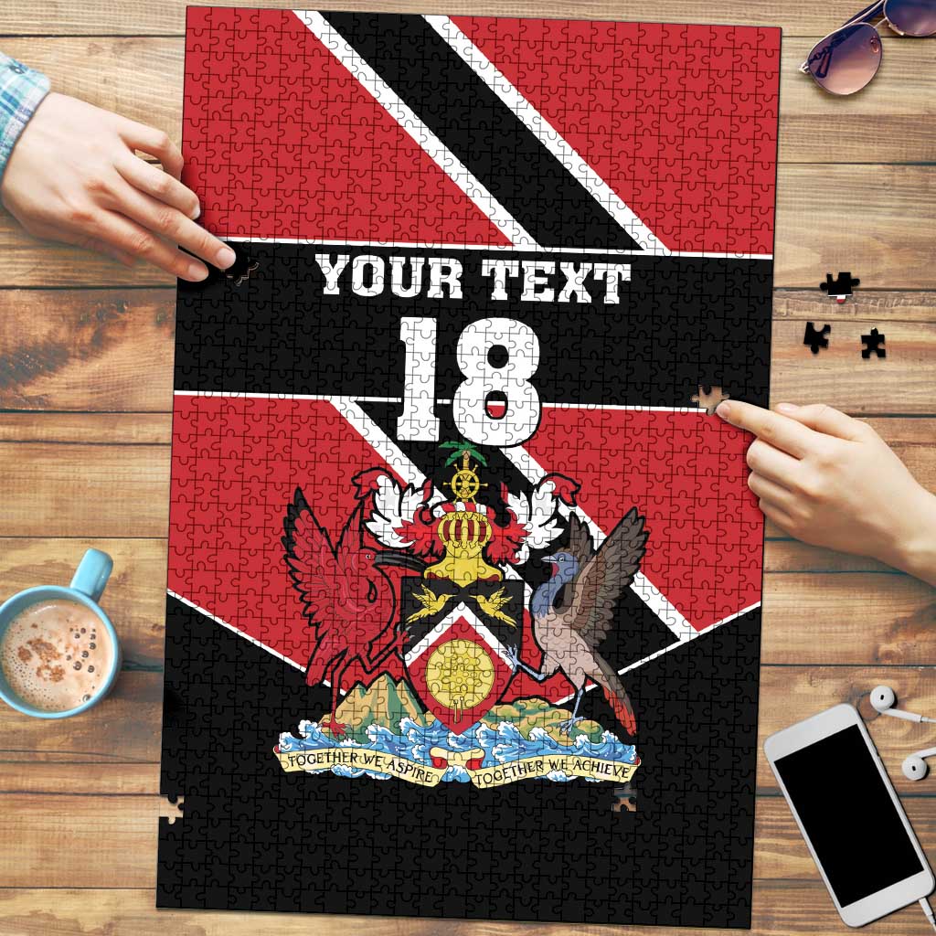 Custom Trinidad and Tobago Puzzle Together We Aspire Together We Achieve - Wonder Print Shop