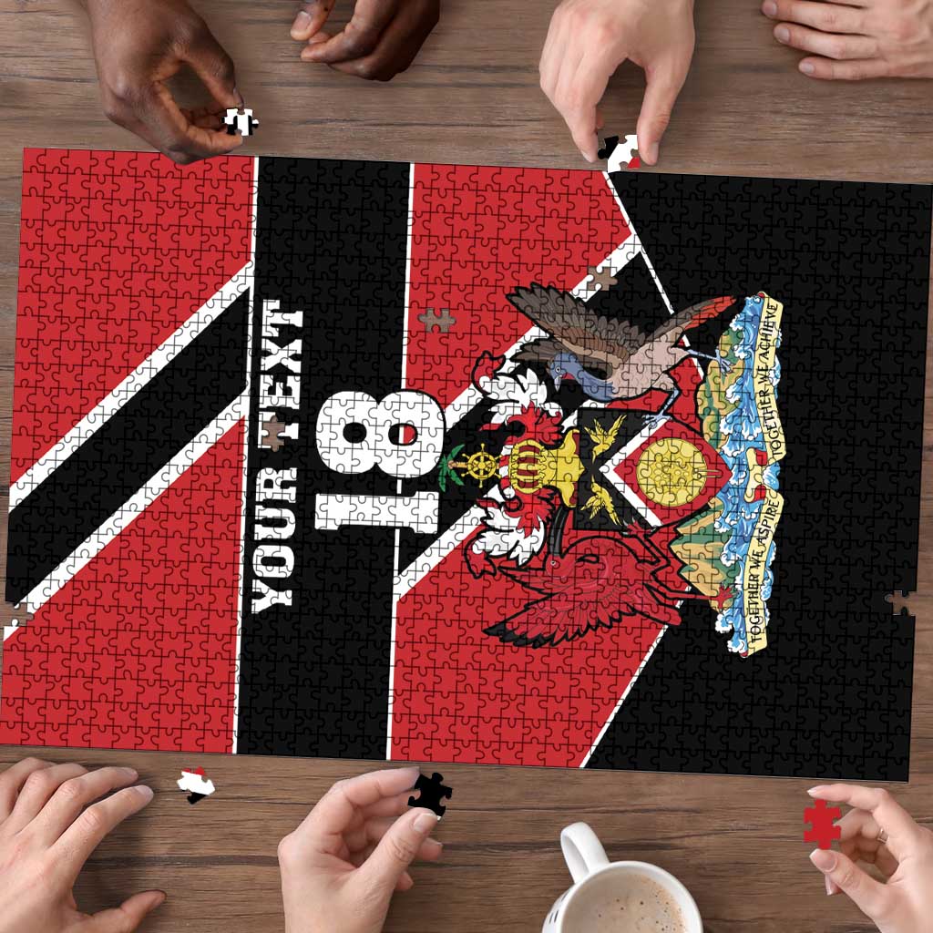 Custom Trinidad and Tobago Puzzle Together We Aspire Together We Achieve - Wonder Print Shop