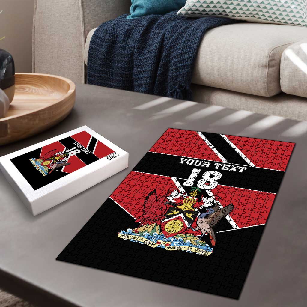 Custom Trinidad and Tobago Puzzle Together We Aspire Together We Achieve - Wonder Print Shop
