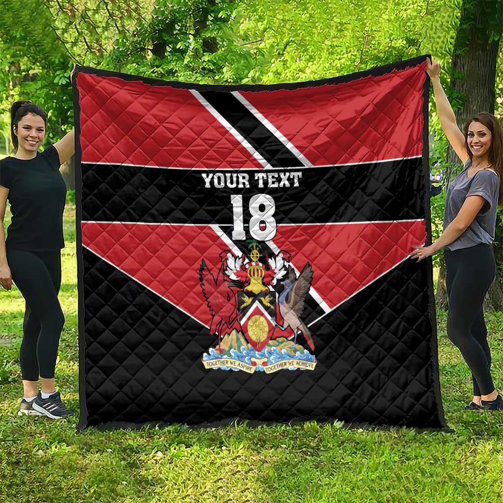 Custom Trinidad and Tobago Quilt Together We Aspire Together We Achieve - Wonder Print Shop