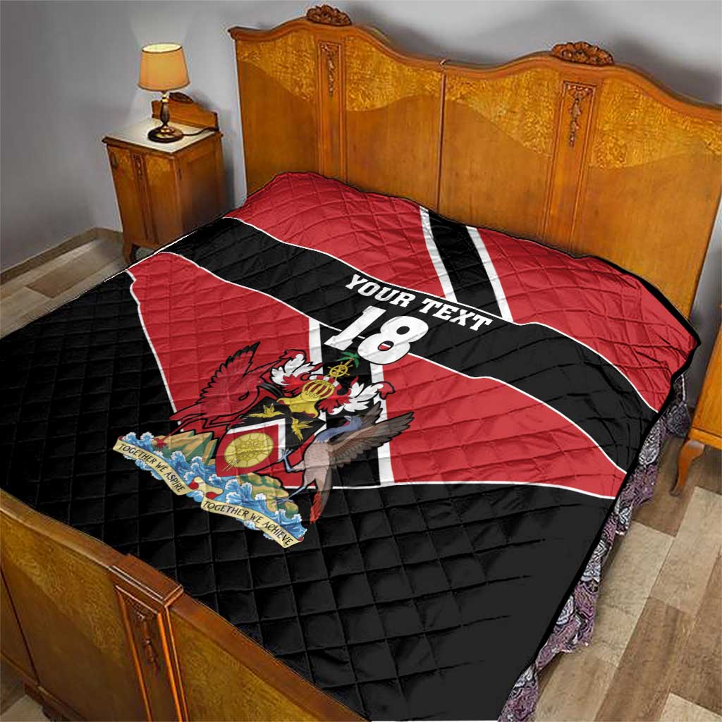 Custom Trinidad and Tobago Quilt Together We Aspire Together We Achieve - Wonder Print Shop