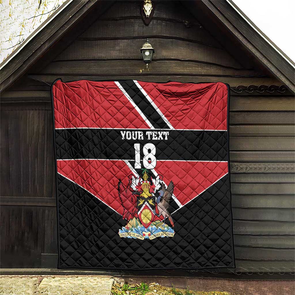 Custom Trinidad and Tobago Quilt Together We Aspire Together We Achieve - Wonder Print Shop