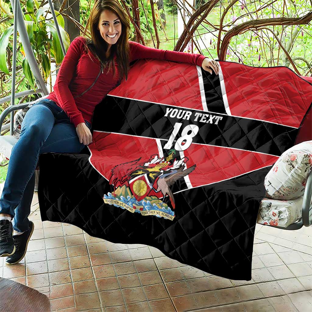 Custom Trinidad and Tobago Quilt Together We Aspire Together We Achieve - Wonder Print Shop