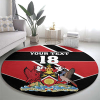 Custom Trinidad and Tobago Round Carpet Together We Aspire Together We Achieve - Wonder Print Shop