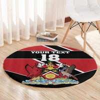 Custom Trinidad and Tobago Round Carpet Together We Aspire Together We Achieve - Wonder Print Shop