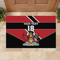 Custom Trinidad and Tobago Rubber Doormat Together We Aspire Together We Achieve - Wonder Print Shop