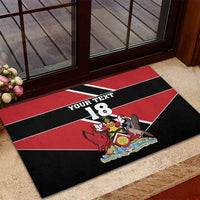 Custom Trinidad and Tobago Rubber Doormat Together We Aspire Together We Achieve - Wonder Print Shop