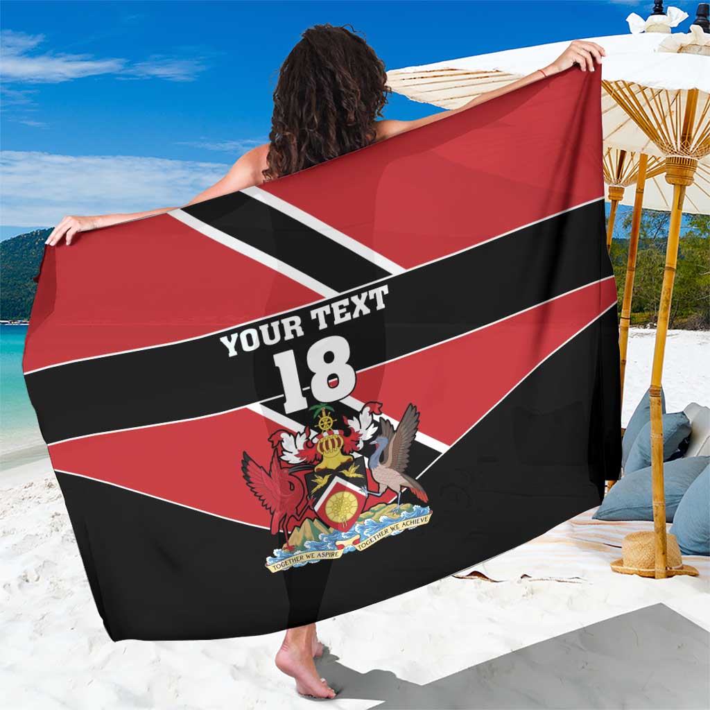 Custom Trinidad and Tobago Sarong Together We Aspire Together We Achieve - Wonder Print Shop