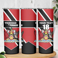 Custom Trinidad and Tobago Skinny Tumbler Together We Aspire Together We Achieve - Wonder Print Shop