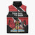 Custom Trinidad and Tobago Sleeveless Puffer Jacket Together We Aspire Together We Achieve - Wonder Print Shop