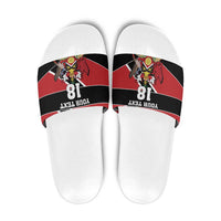 Custom Trinidad and Tobago Slide Sandals Together We Aspire Together We Achieve - Wonder Print Shop