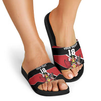 Custom Trinidad and Tobago Slide Sandals Together We Aspire Together We Achieve - Wonder Print Shop