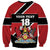 Custom Trinidad and Tobago Sweatshirt Together We Aspire Together We Achieve - Wonder Print Shop