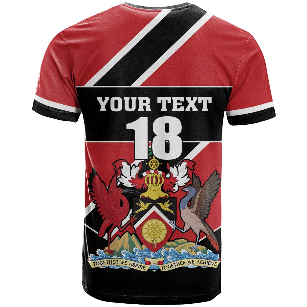 Custom Trinidad and Tobago T Shirt Together We Aspire Together We Achieve - Wonder Print Shop