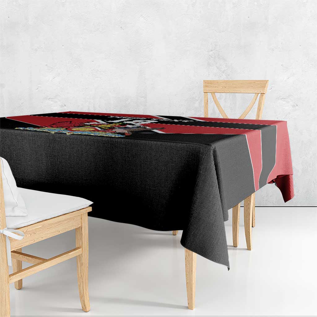 Custom Trinidad and Tobago Tablecloth Together We Aspire Together We Achieve - Wonder Print Shop