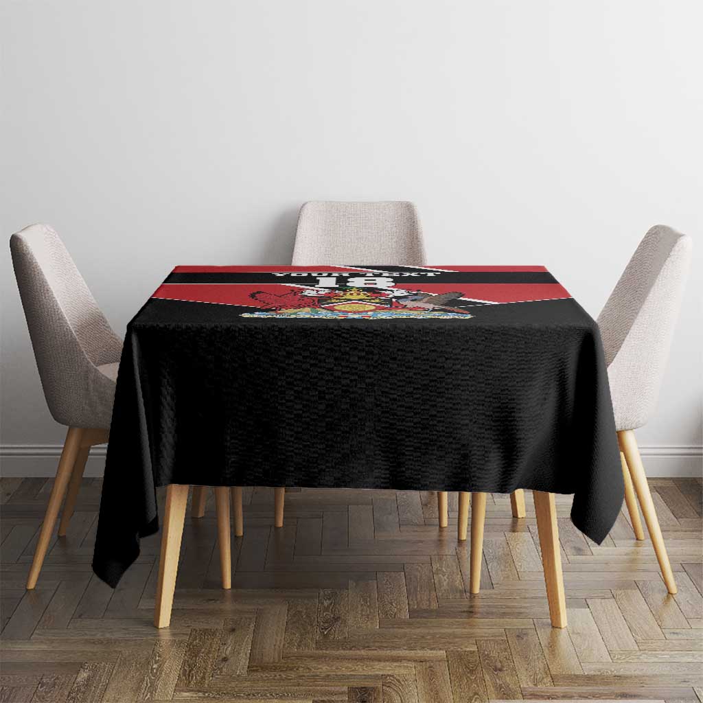 Custom Trinidad and Tobago Tablecloth Together We Aspire Together We Achieve - Wonder Print Shop