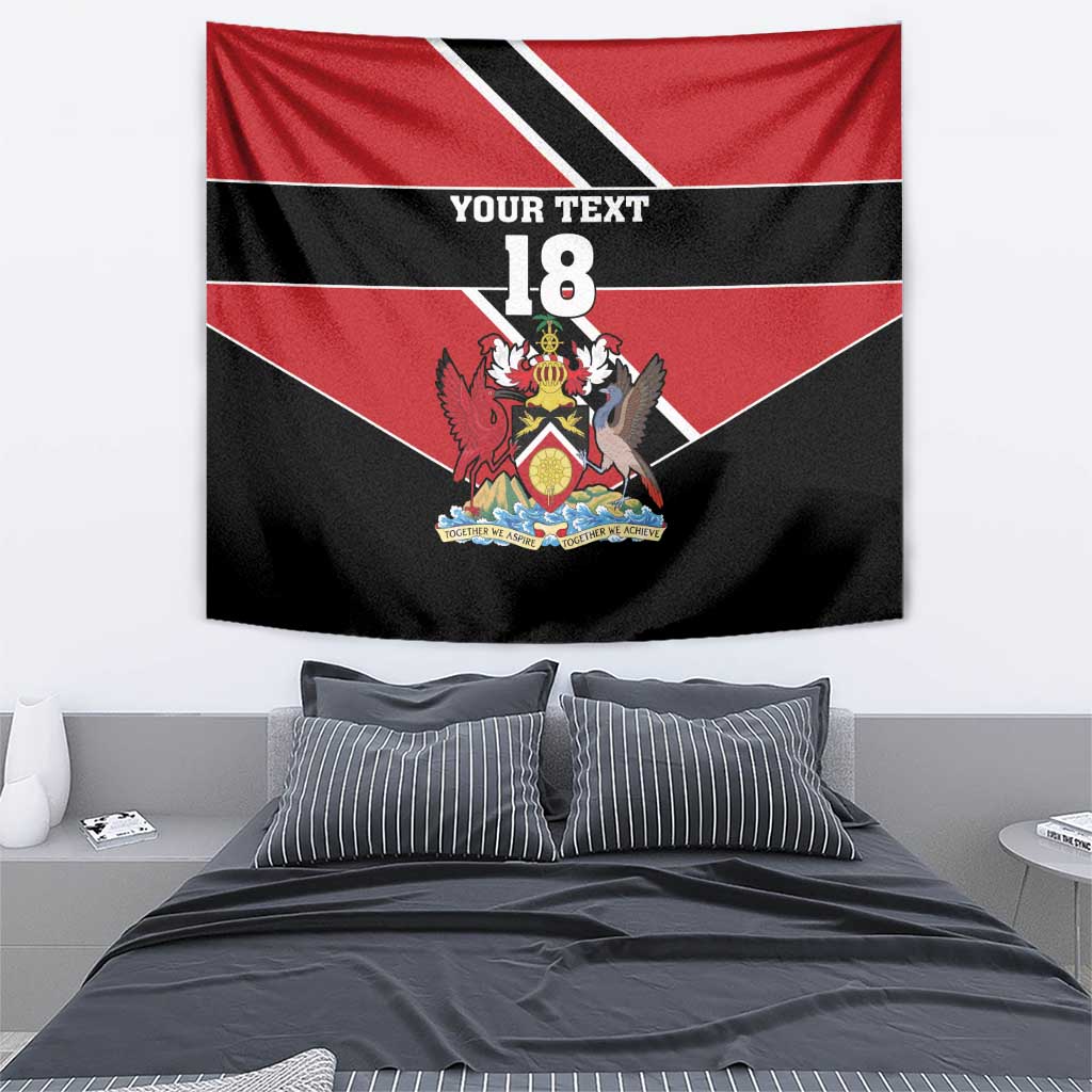 Custom Trinidad and Tobago Tapestry Together We Aspire Together We Achieve - Wonder Print Shop