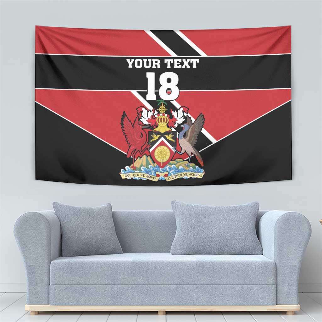 Custom Trinidad and Tobago Tapestry Together We Aspire Together We Achieve - Wonder Print Shop