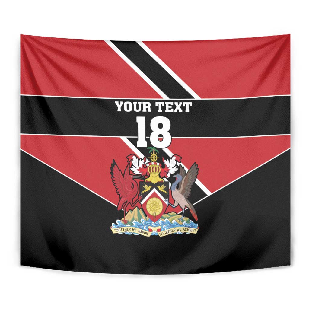 Custom Trinidad and Tobago Tapestry Together We Aspire Together We Achieve - Wonder Print Shop