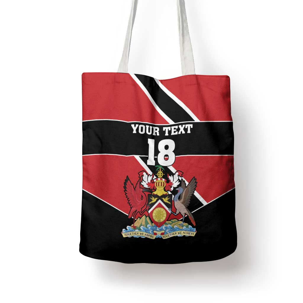 Custom Trinidad and Tobago Tote Bag Together We Aspire Together We Achieve - Wonder Print Shop