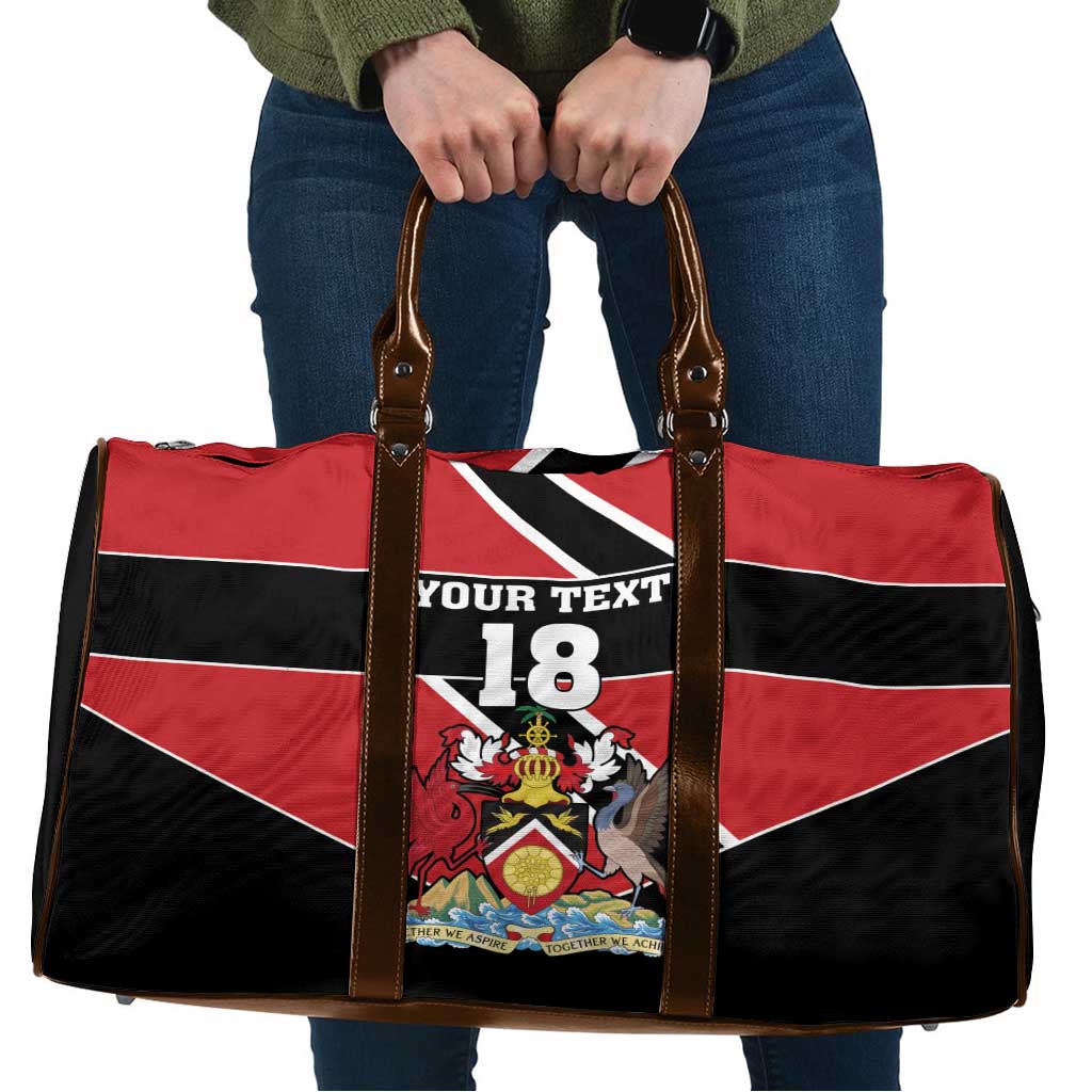 Custom Trinidad and Tobago Travel Bag Together We Aspire Together We Achieve - Wonder Print Shop