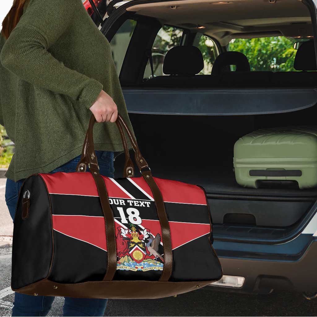 Custom Trinidad and Tobago Travel Bag Together We Aspire Together We Achieve - Wonder Print Shop