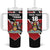 Custom Trinidad and Tobago Tumbler With Handle Together We Aspire Together We Achieve - Wonder Print Shop