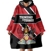 Custom Trinidad and Tobago Wearable Blanket Hoodie Together We Aspire Together We Achieve - Wonder Print Shop