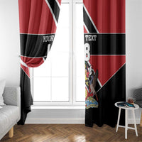Custom Trinidad and Tobago Window Curtain Together We Aspire Together We Achieve - Wonder Print Shop
