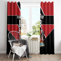 Custom Trinidad and Tobago Window Curtain Together We Aspire Together We Achieve - Wonder Print Shop