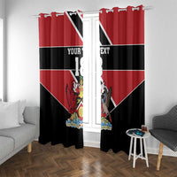 Custom Trinidad and Tobago Window Curtain Together We Aspire Together We Achieve - Wonder Print Shop
