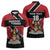 Custom Trinidad and Tobago Zipper Polo Shirt Together We Aspire Together We Achieve - Wonder Print Shop