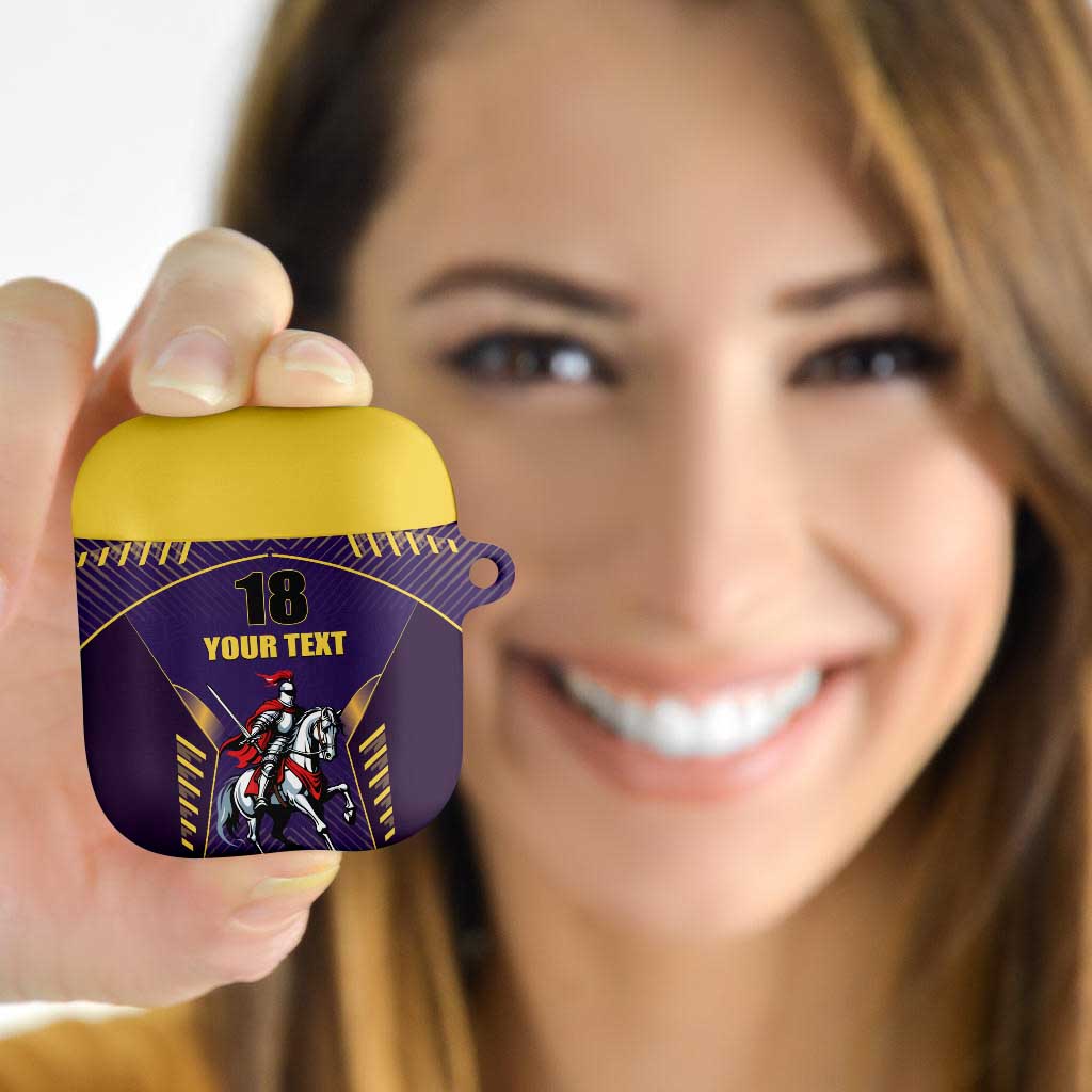 Custom Trinidad and Tobago Cricket AirPods Case Go Champion Knight Riders - Wonder Print Shop