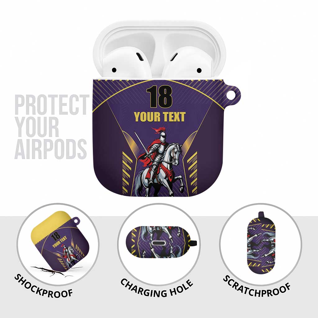 Custom Trinidad and Tobago Cricket AirPods Case Go Champion Knight Riders - Wonder Print Shop