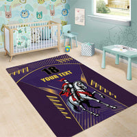 Custom Trinidad and Tobago Cricket Area Rug Go Champion Knight Riders - Wonder Print Shop
