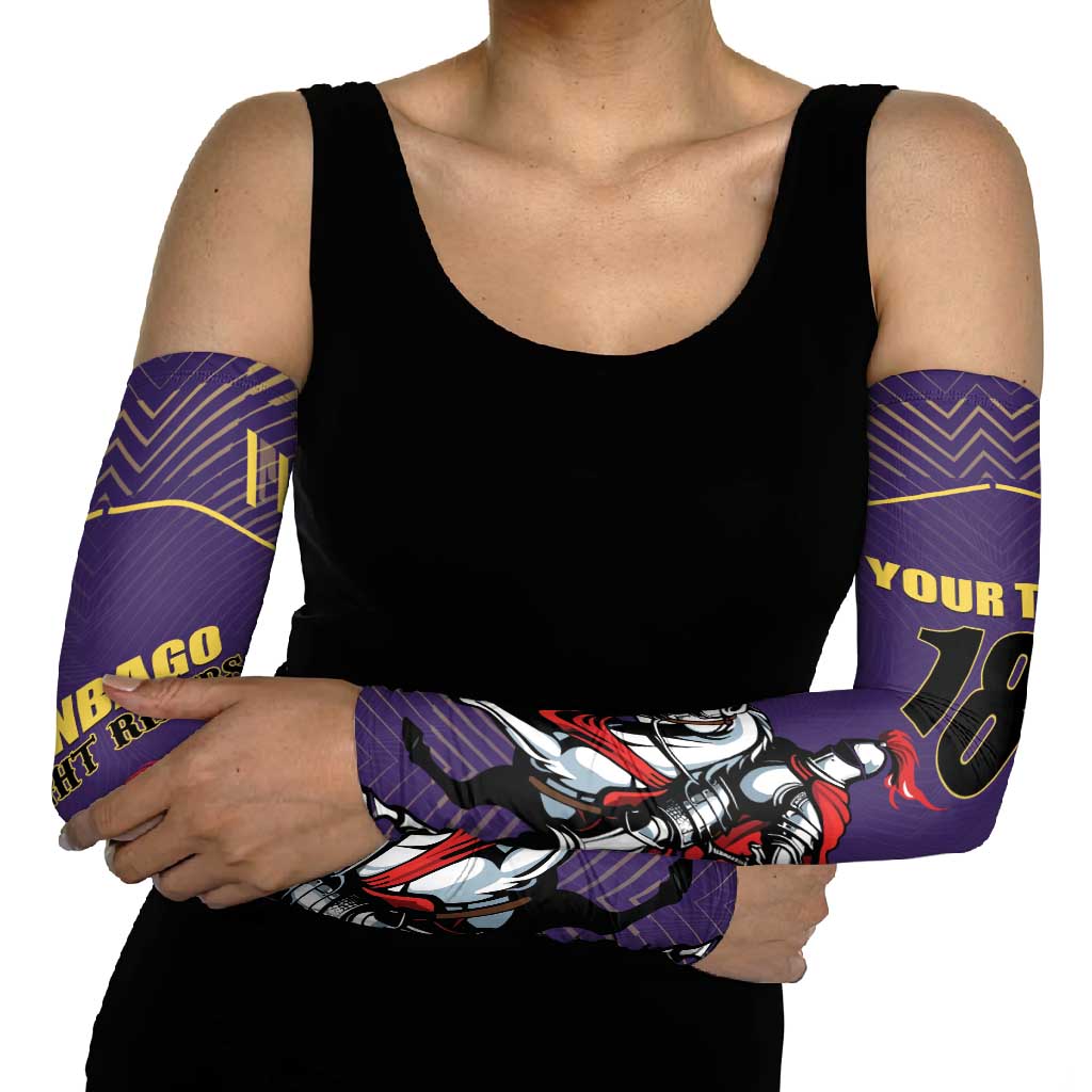 Custom Trinidad and Tobago Cricket Arm Sleeves Go Champion Knight Riders - Wonder Print Shop